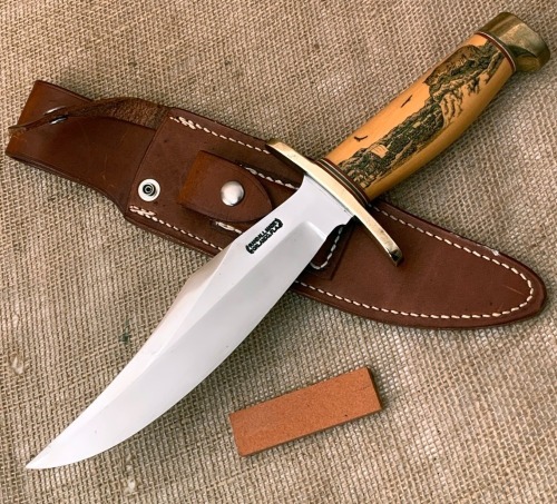 Scrimmed Randall Ivory Micarta Model 12