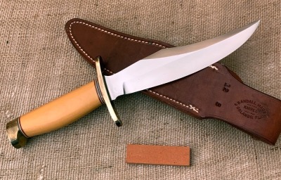 Scrimmed Randall Ivory Micarta Model 12 - 2