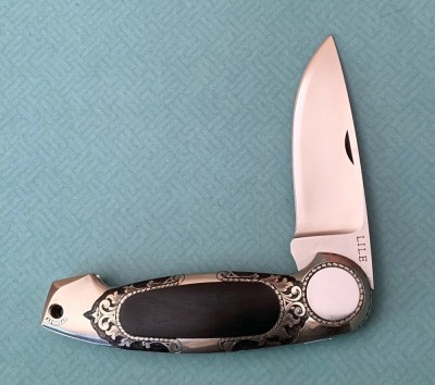 Jimmy Lile Engraved Button Lock