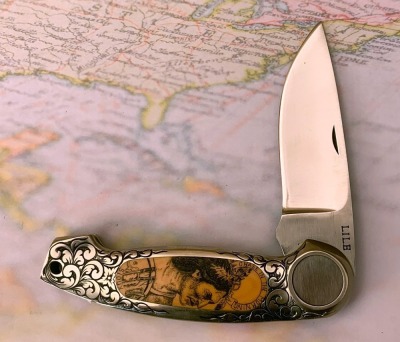 Jimmy Lile Engraved Button Lock