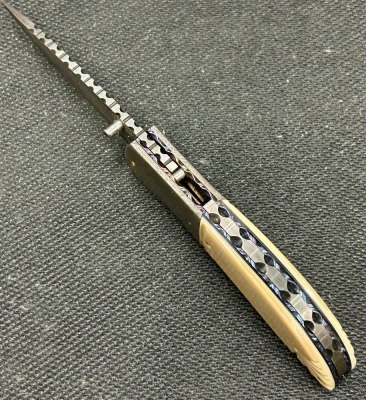 Ralph Freer Damascus Locking Liner - 3