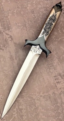 Don Lozier Warenski Engraved Dagger