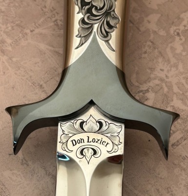 Don Lozier Warenski Engraved Dagger - 3