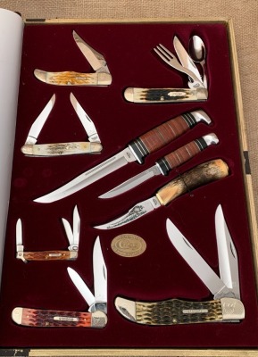 Case Family Brands Vol 6 "Book" with 9 Knives