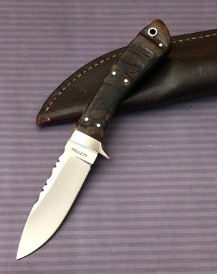 Jeff Hollett Rams Horn Drop Point Hunter