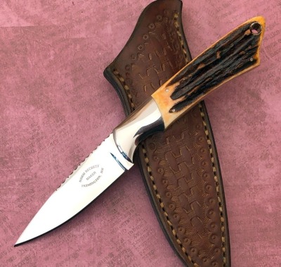 Norm Beckett Stag Drop Point