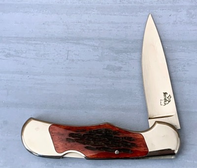 Jim Serven Red Bone Lockback