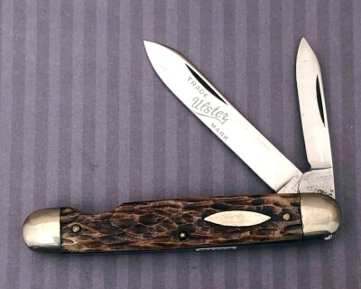 Ulster Knife Co Bone Two Blade Salesman Sample