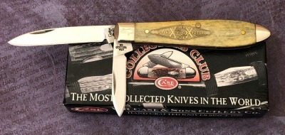 Case CCC Olive Green Bone Teardrop Jack