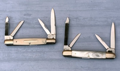 Pair of Cattaraugus Exhibition Four Blade Pens