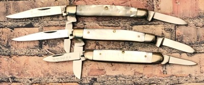 Three Small Queen USA Pearl Folders