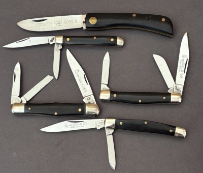 Five Slick Black Queen Folders