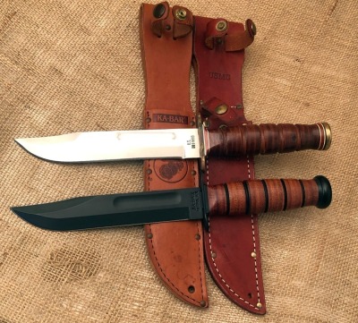 Ka-Bar and Ontario USMC Combats