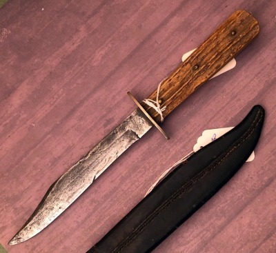 Russell Green River Stag Bowie