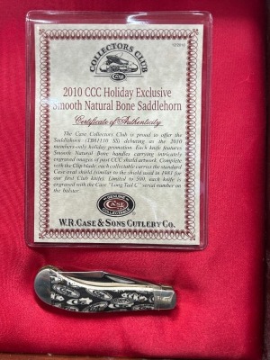 2010 CCC Holiday Exclusive Smooth Natural Bone Saddlehorn