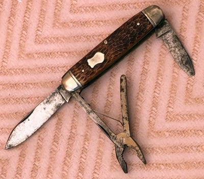 Sterling Service Bone Tool Knife