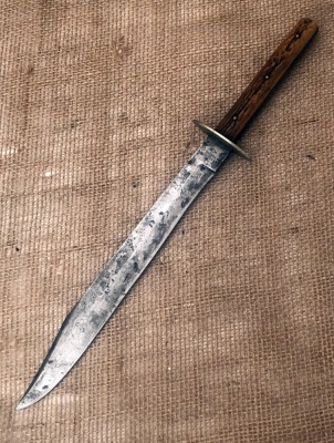 Russell Green River Stag Bowie