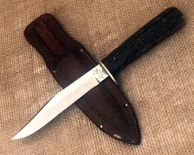 Russell Green River Stag Bowie