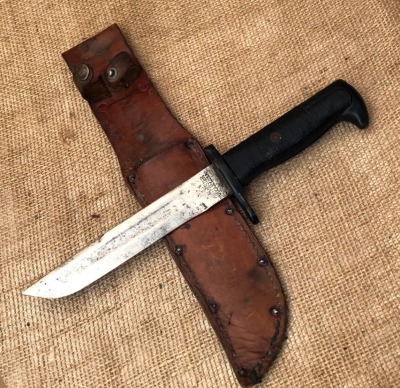 Kutmaster Utica Fighting Knife Made from an M1 Bayonet