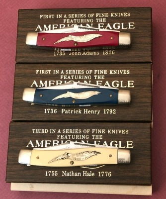 Three Parker American Eagle Stockman's