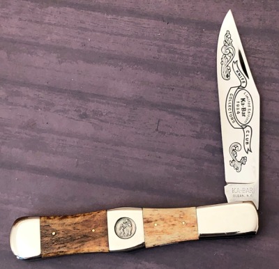 Ka-Bar Cutlery Bone Coke Bottle Folding Hunter