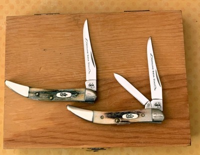 Pair of Case India Stag Tiny Toothpicks
