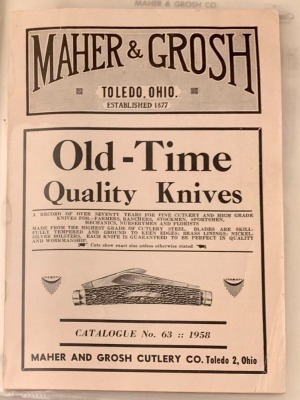 Maher & Grosh 1958 Catalog