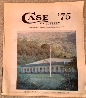 1975 Case Cutlery Newspaper Announcing the New South Bradford PA Plant