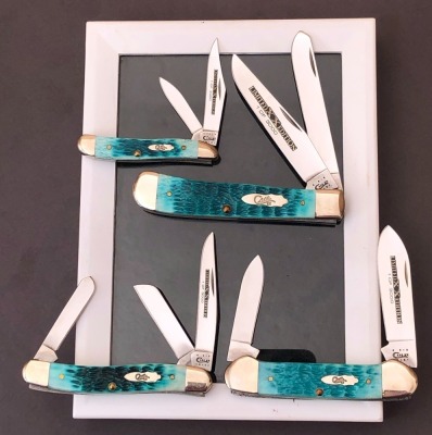 Four Case Jade Bone Folders
