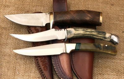 Three Custom Fixed Blades