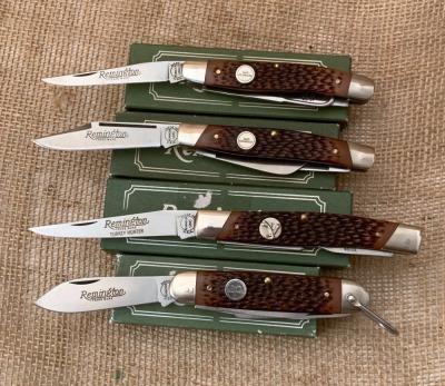Four Remington UMC USA Folders