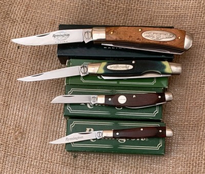 Four Remington USA Folders