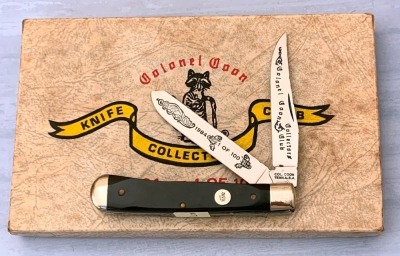 Colonel Coon Collectors Club Buffalo Horn Trapper