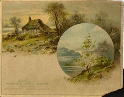 Maher & Grosh Cutlery Card