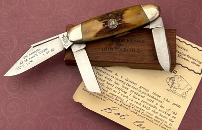 Cripple Creek USA Stag Three Blade