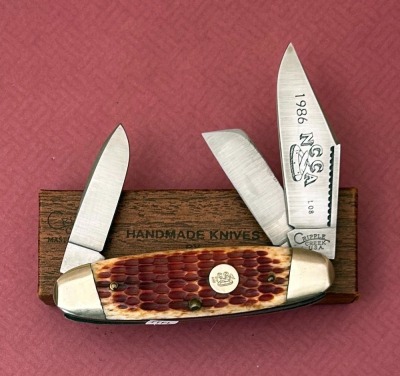 Cripple Creek USA Bone Three Blade