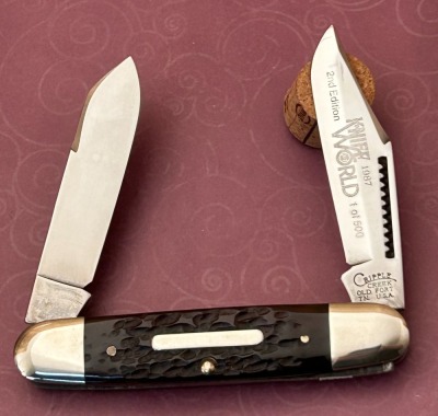 Cripple Creek Old Fort bone Two Blade