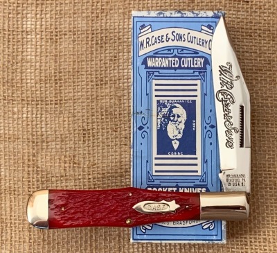 Case Classic Red Bone R61050 Coke Bottle Folding Hunter