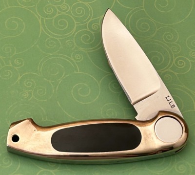 Jimmy Lile PROTOTYPE Brass Button Lock