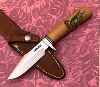 Randall (S) Rick Bowles Scrimmed Model 8 - Trout and Bird Knife