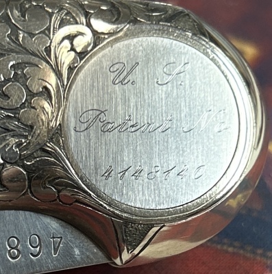 Jimmy Lile Engraved and Carved Pearl Button Lock - 5