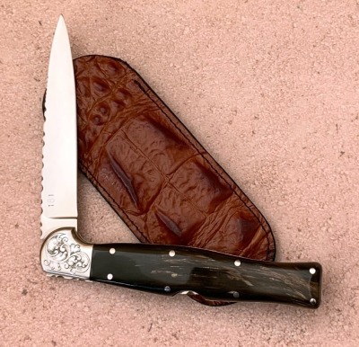 Jim Serven Mayville, MI Engraved Lockback - 2