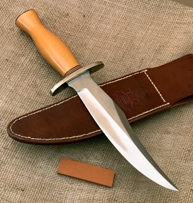 Randall Model 12 - 8" Scrimmed Ivory Micarta - 2
