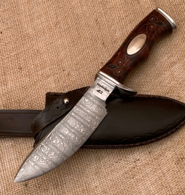 Jay Hendrickson MS Damascus Hunter