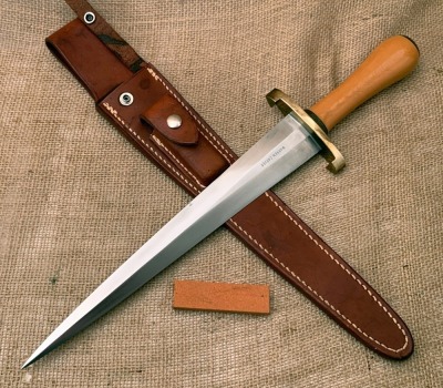 Randall Model 13-12 Ivory Micarta Arkansas Toothpick - 2