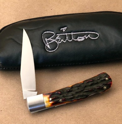 Tim Britton Clip Point Lockback - 2