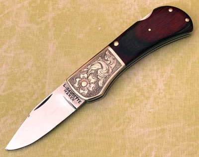 Linden Gaudette Engraved Lockback