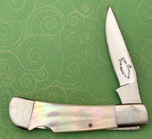 Jim Barnes Pearl Lockback