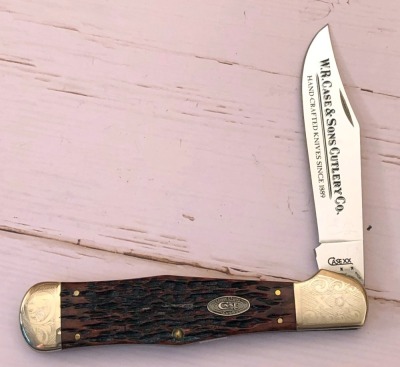 Case Bone Coke Bottle Folding Hunter C61050ss
