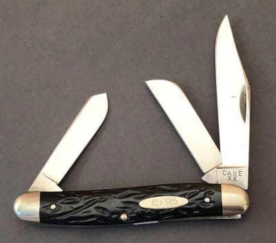 Case XX 6347 Rough Black Stockman